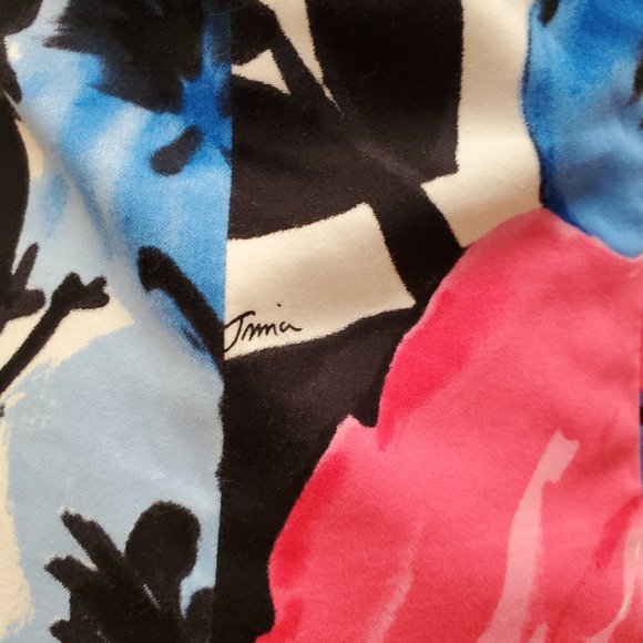 Trina Turk Floral Sweetheart Halter Top | EUC | 4 | Pink Blue Black Whit… - Picture 12 of 14